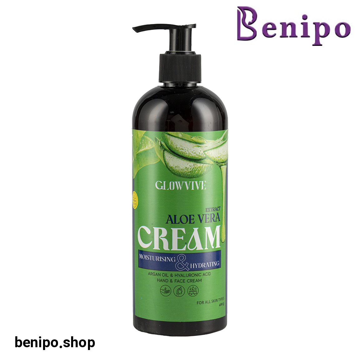 کرم آبرسان آلوئه ورا وزن 400 گرم