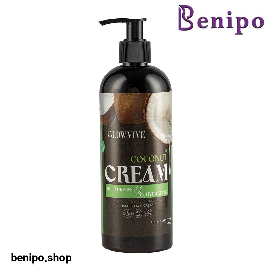 کرم آبرسان نارگیل وزن 400 گرم