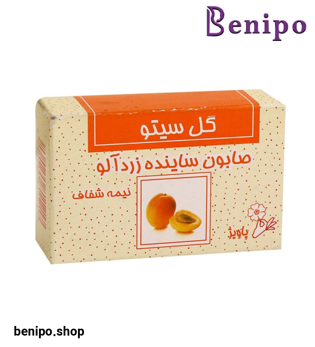 صابون ساینده زردآلو 100گرمی