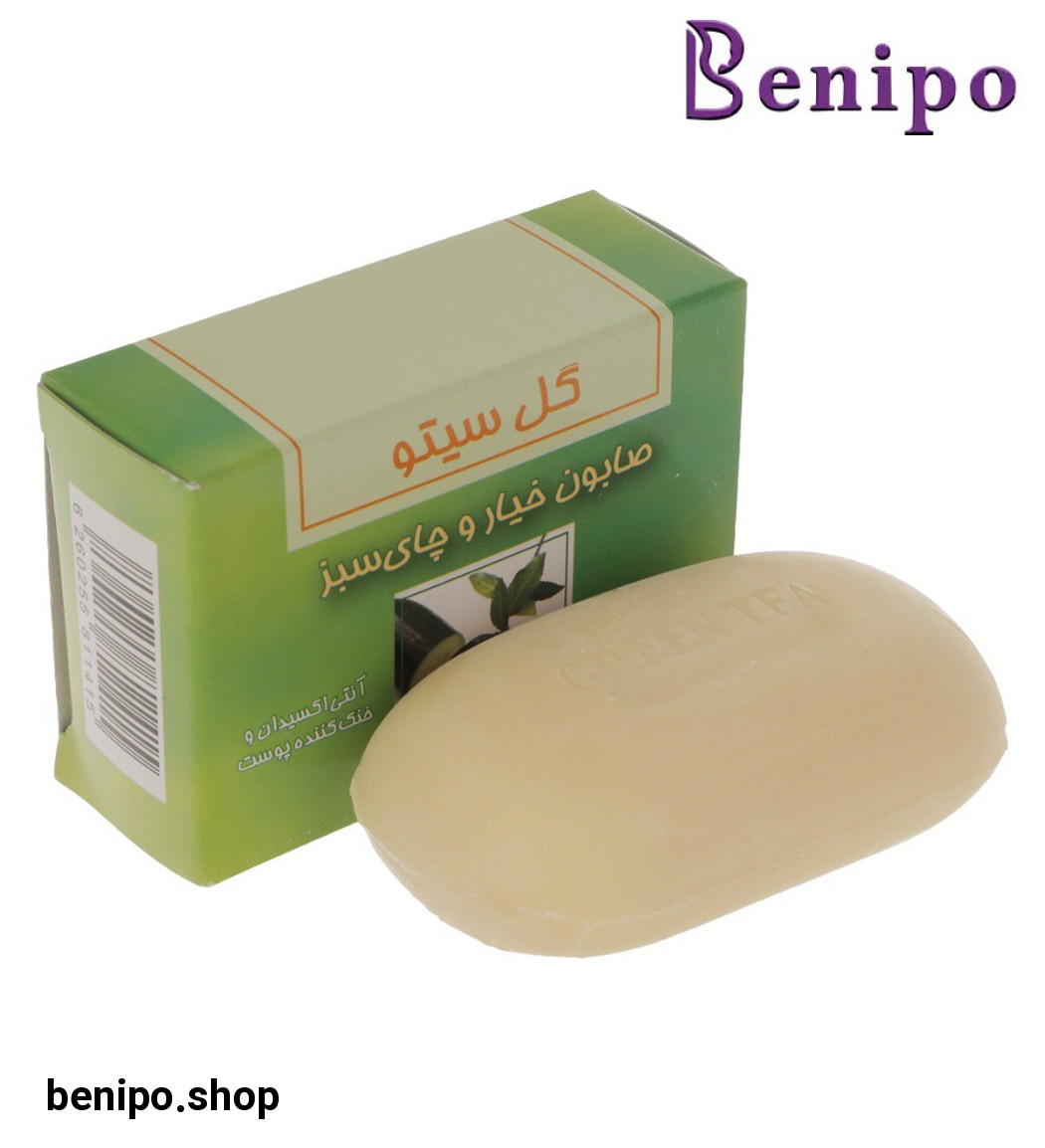 صابون خیار و چای سبز 100گرمی