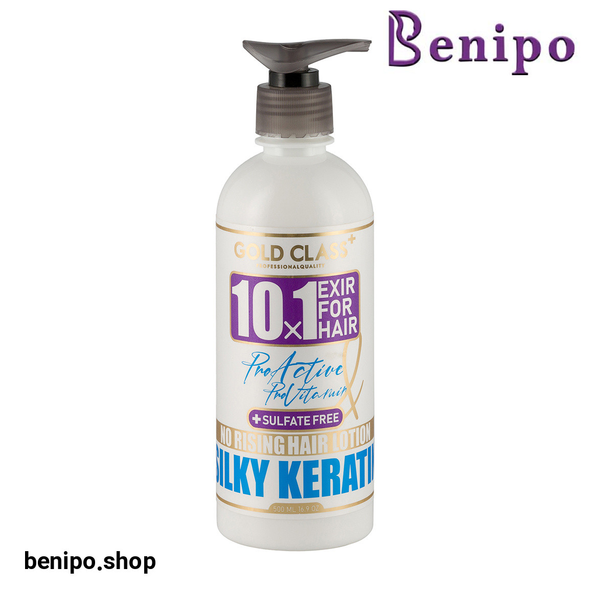 ماسک مو بدون آبکشی فاقد سولفات 10 کاره مدل Silky Keratin حجم 500 میلی لیتر