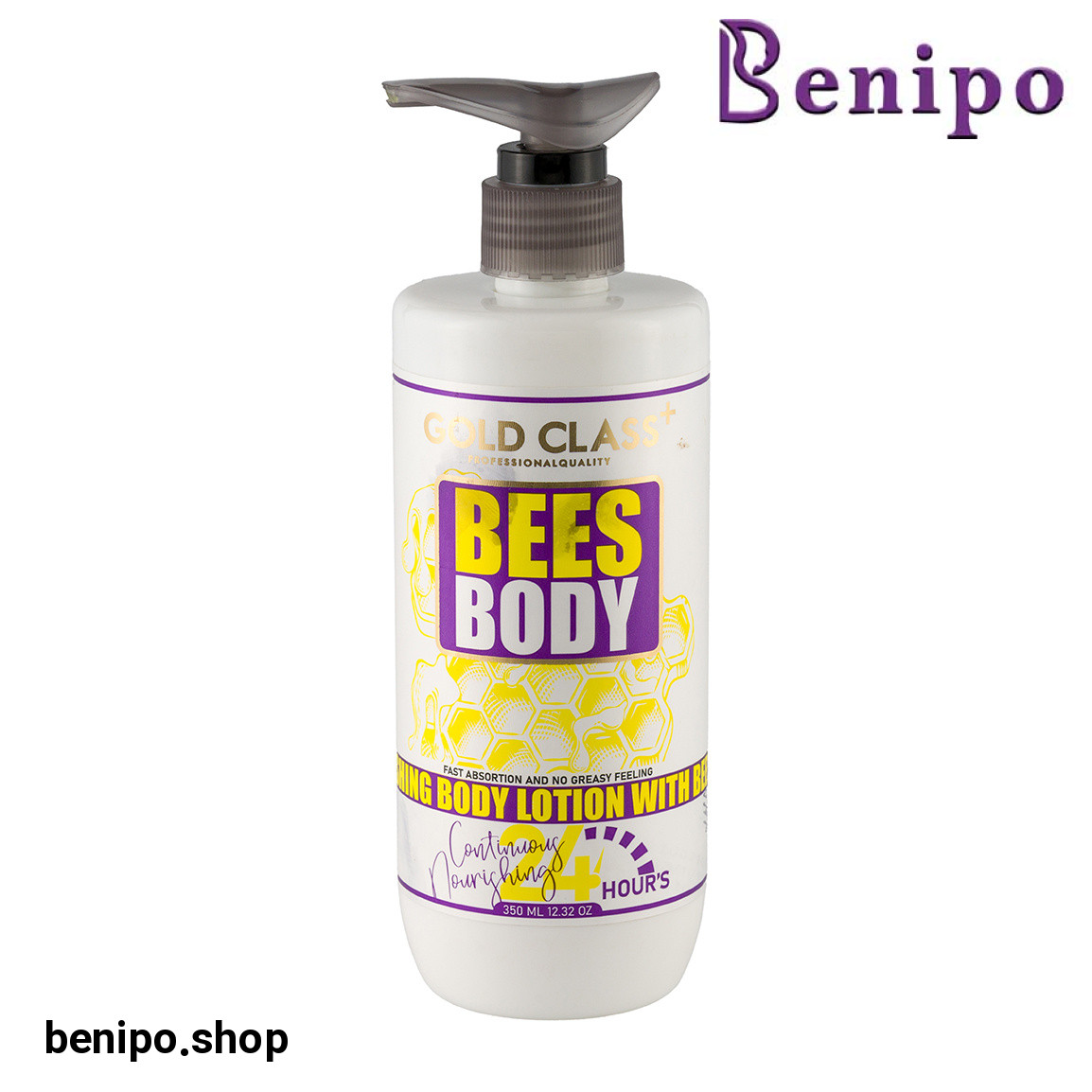 لوسیون بدن مدل Bees مناسب انواع پوست حجم 350 میلی لیتر