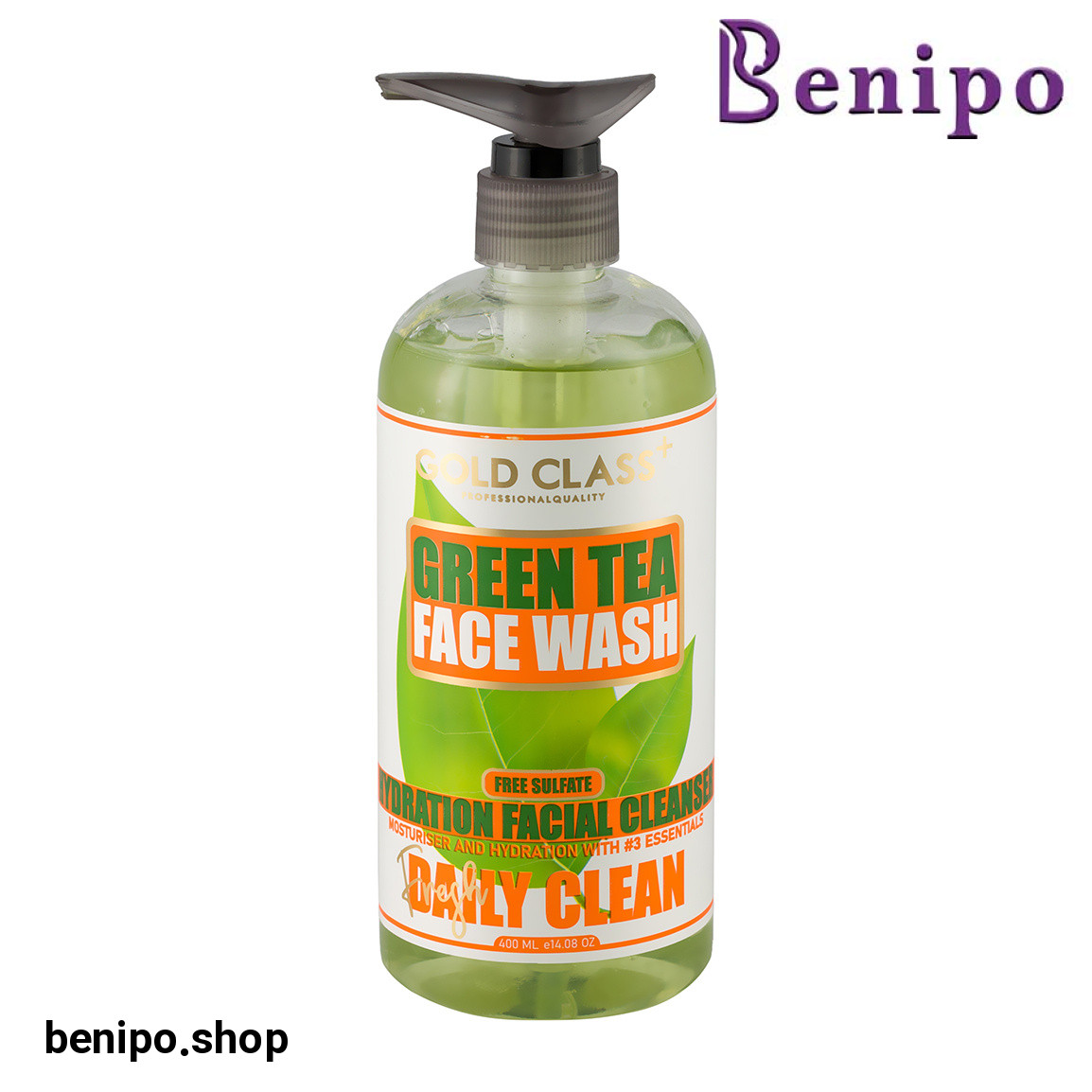 ژل شستشو صورت مدل Green Tea مناسب پوست چرب حجم 400 میلی لیتر