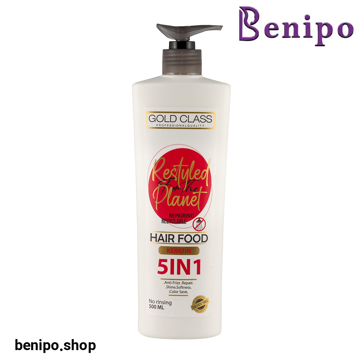 ماسک مو حاوی کراتین بدون نیاز به آبکشی حجم 500 میل