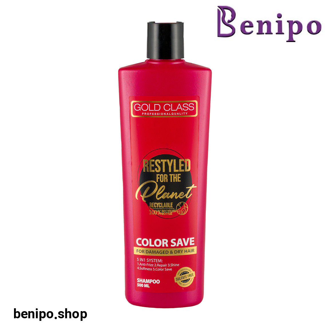 شامپو کراتین هیدرولیز شده فاقد سولفات حجم 500 میل