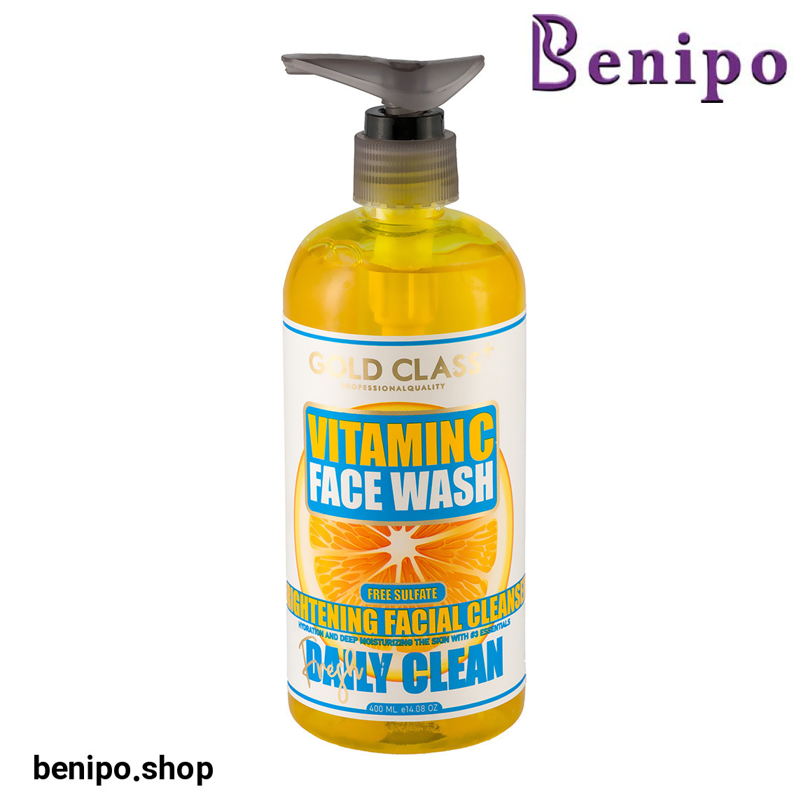 ژل شستشو مدل Vitamin C مناسب پوست خشک حجم 400 میلی لیتر