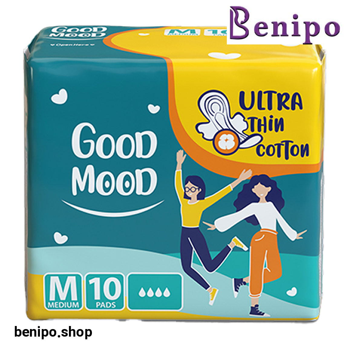 نوار بهداشتی اولترا متوسط 10 عددی