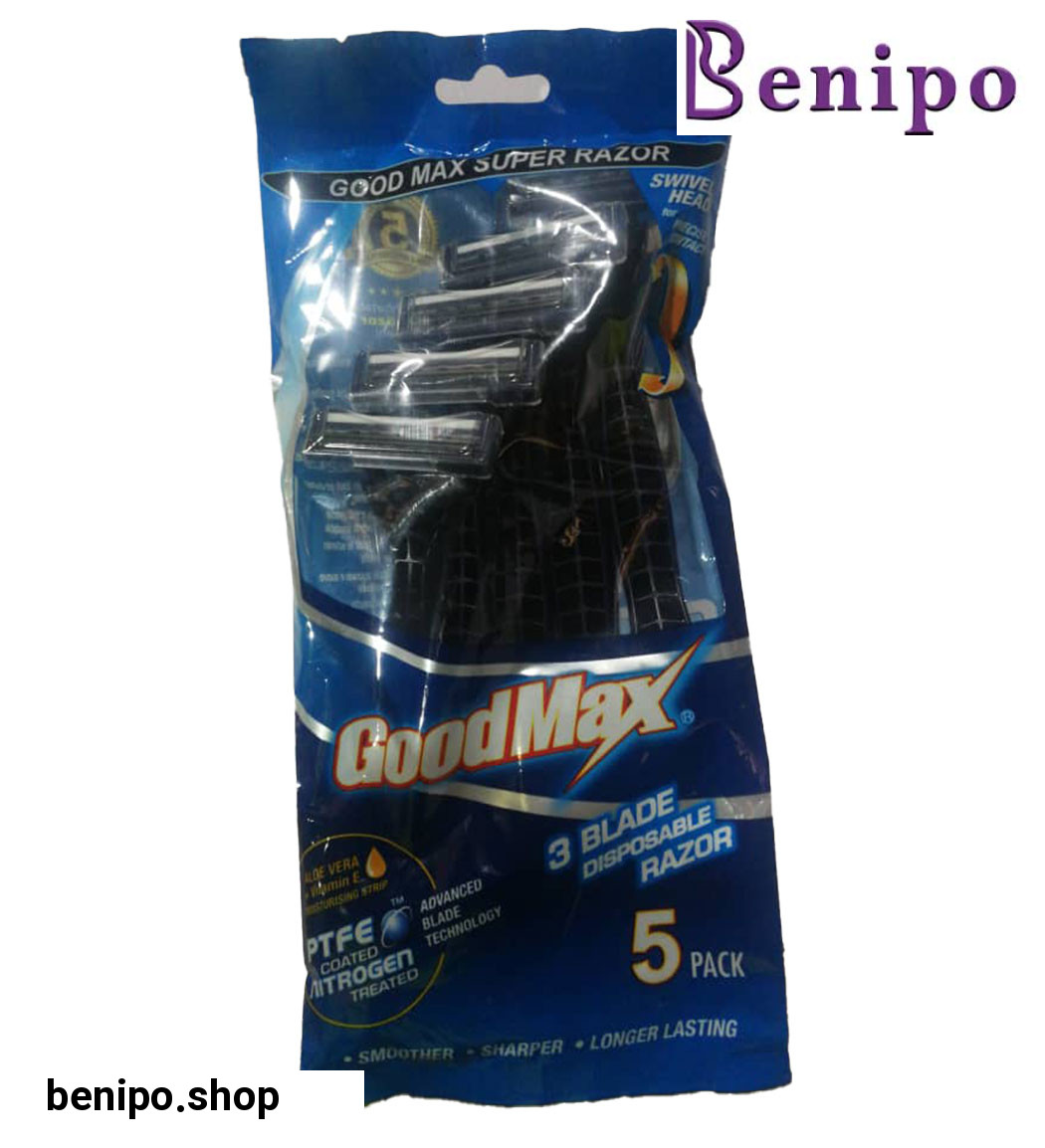 تیغ 3 لبه 5 عددی صابوندار با سرمتحرک