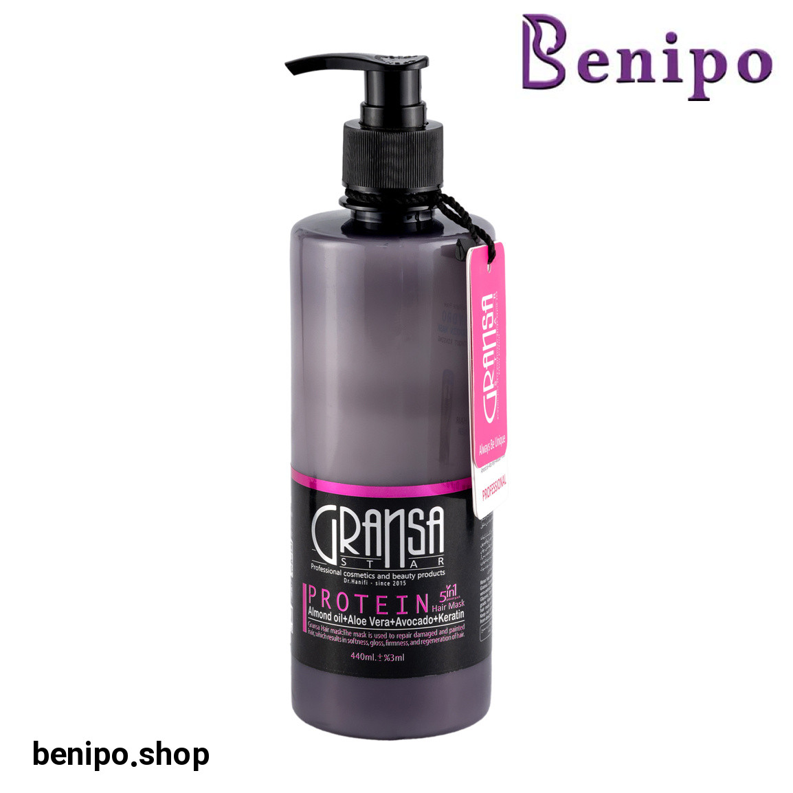 ماسک مو فاقد سولفات مناسب مو رنگ شده و آسیب دیده 440 میلی لیتر