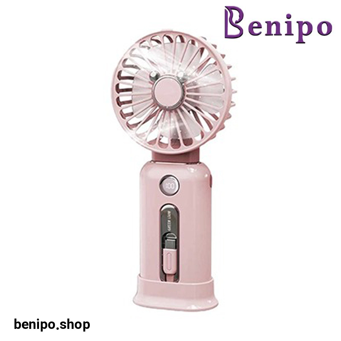 پنکه دستی و پاوربانک 10000 میلی آمپر مدل  WIND MATE GL-F01