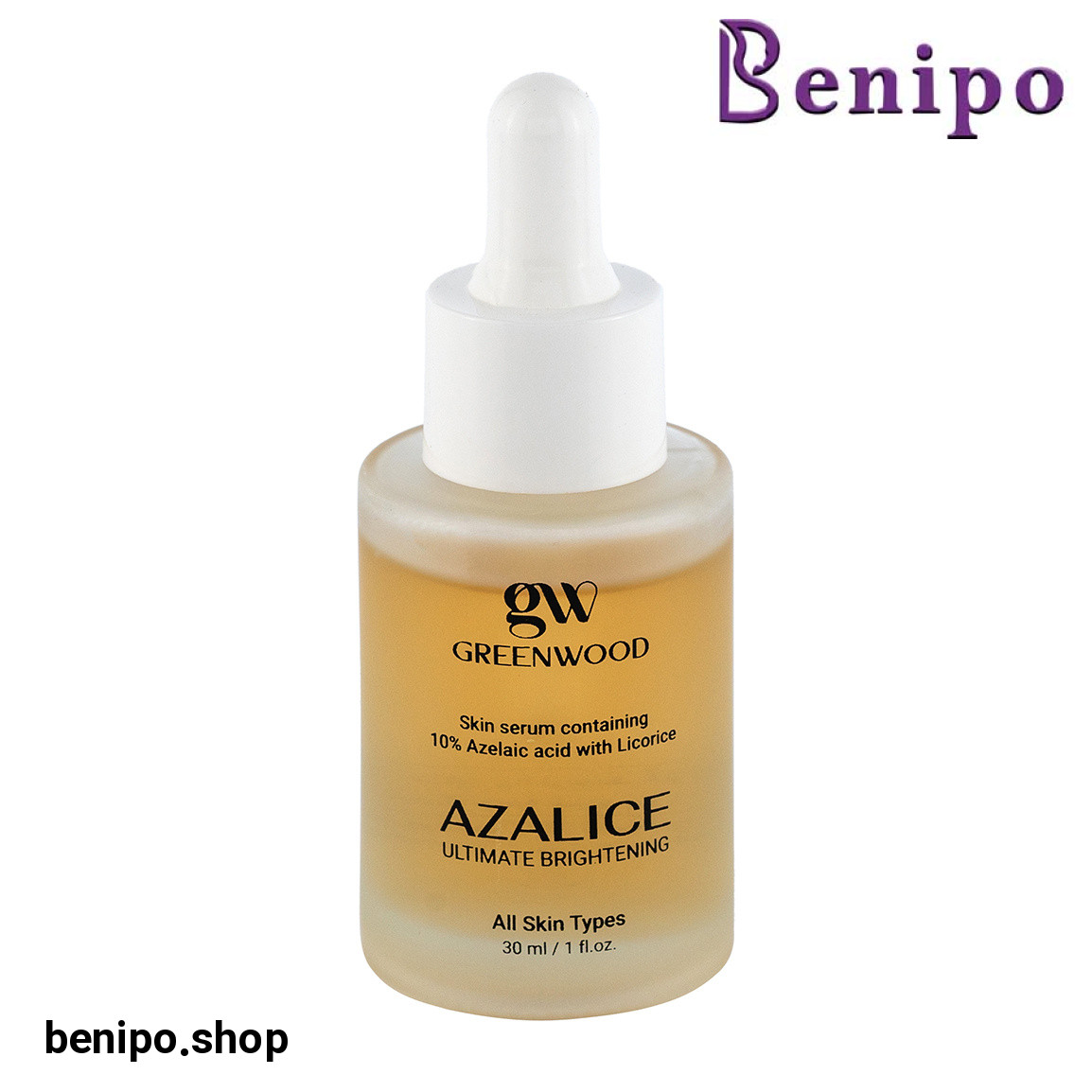 سرم ضد لک پوست مدل Azalice حاوی 10 درصد آزلائیک اسید و شیرین بیان حجم 30 میلی لیتر