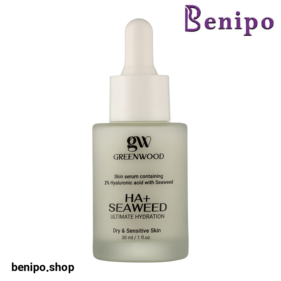 سرم آبرسان مدل HA + Seaweed حاوی هیالورونیک اسید و جلبک دریایی حجم 30 میلی لیتر