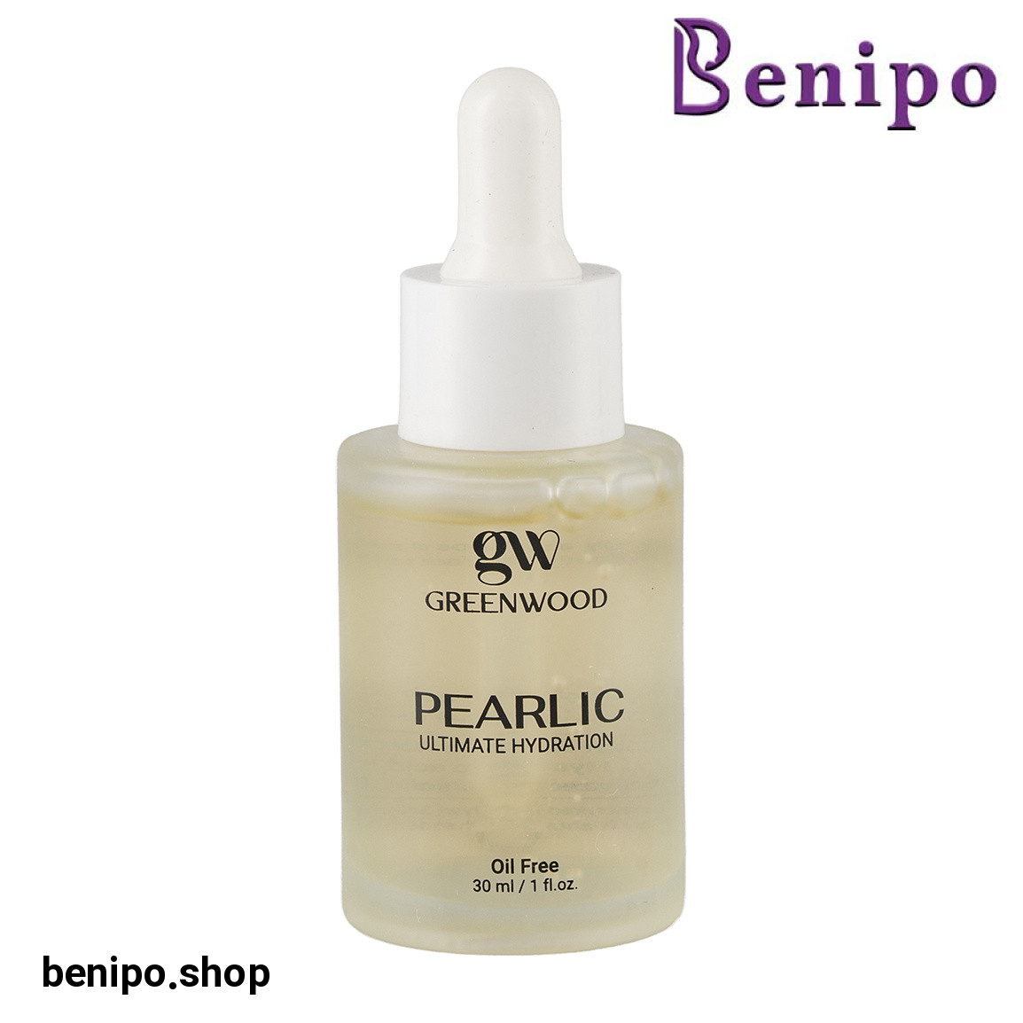 سرم آبرسان مدل Pearlic حاوی هیالورونیک اسید و پروتئین مروارید حجم 30 میلی لیتر