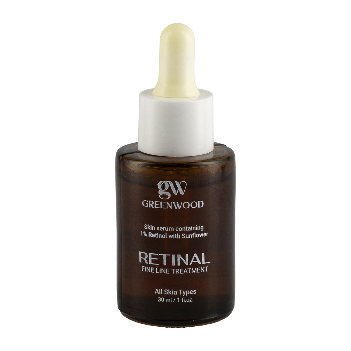 سرم پوست حاوی رتینول 1% با عصاره دانه آفتاب گردان مناسب انواع پوست حجم 30 میلی لیتر