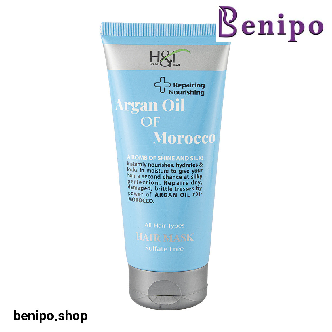 ماسک مو حاوی روغن آرگان مراکشی مناسب انواع مو حجم 200 میلی لیتر
