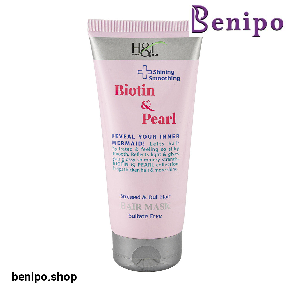 ماسک مو حاوی عصاره مروارید و بیوتین مناسب موی ضعیف و شکننده حجم 200 میلی لیتر