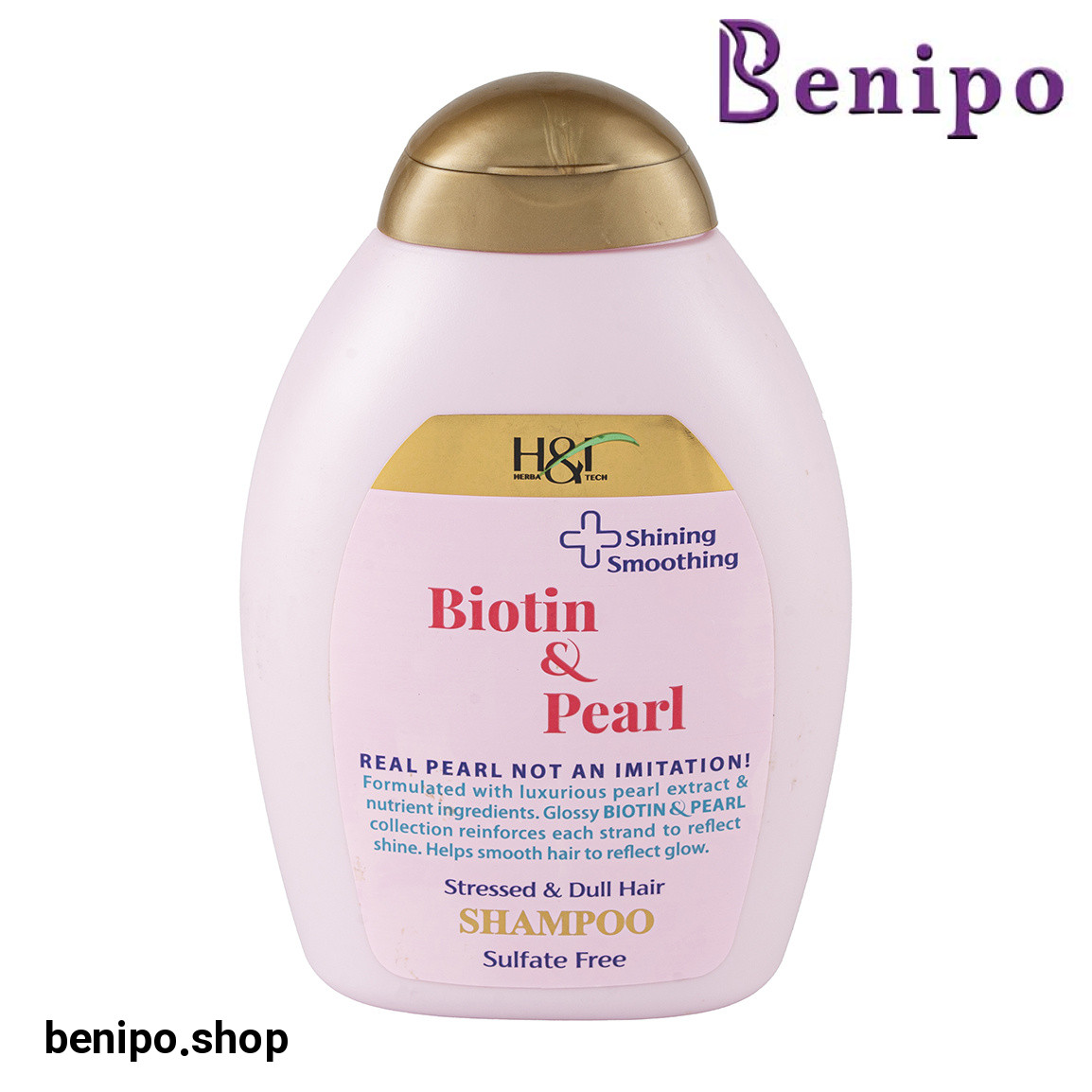 شامپو درخشان کننده و نرم کننده حاوی عصاره مروارید و بیوتین مناسب موی ضعیف و شکننده حجم 385 میلی لیتر