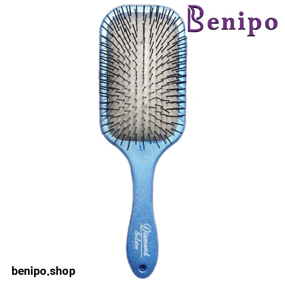 برس مو گلدن دیاموند مدل اکلیلی دندانه پلاستیکی