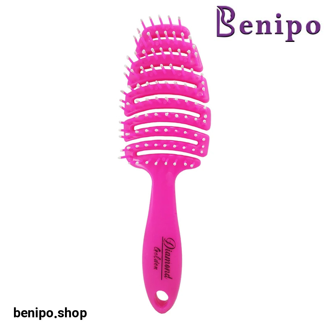 برس مو گلدن دیاموند مدل FLAT 3 مستطیل