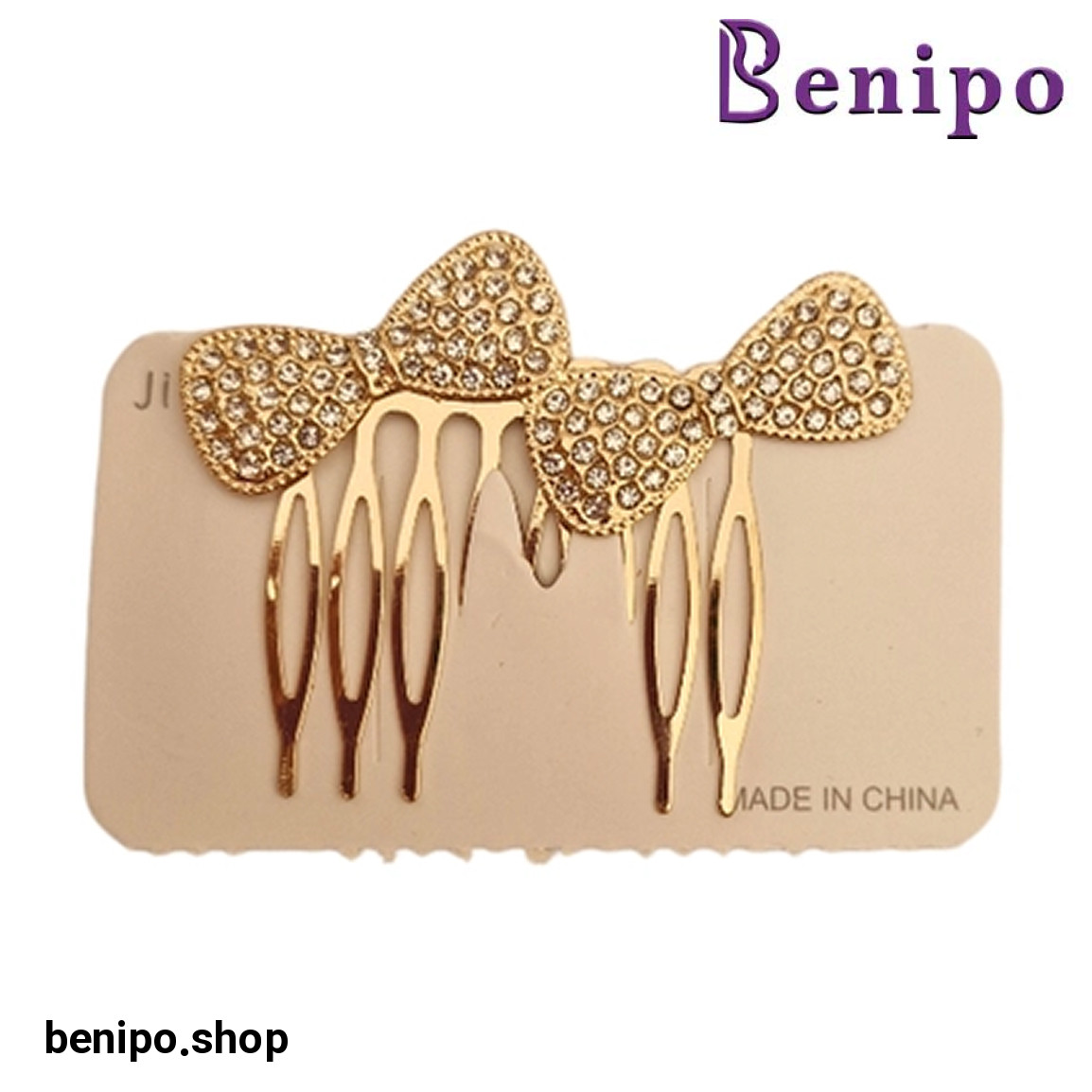 شانه مو زنانه طرح پاپیون