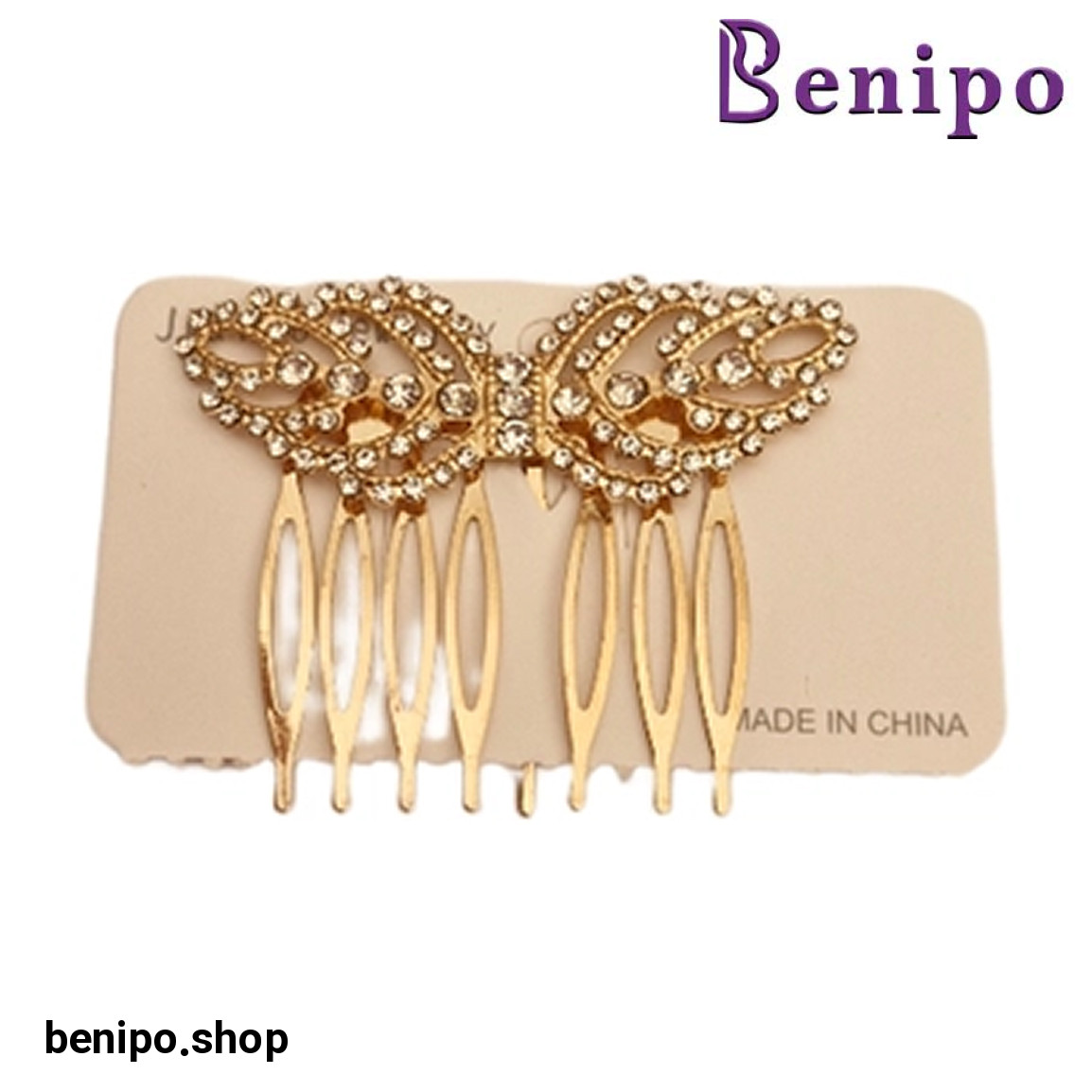 شانه مو زنانه طرح پروانه