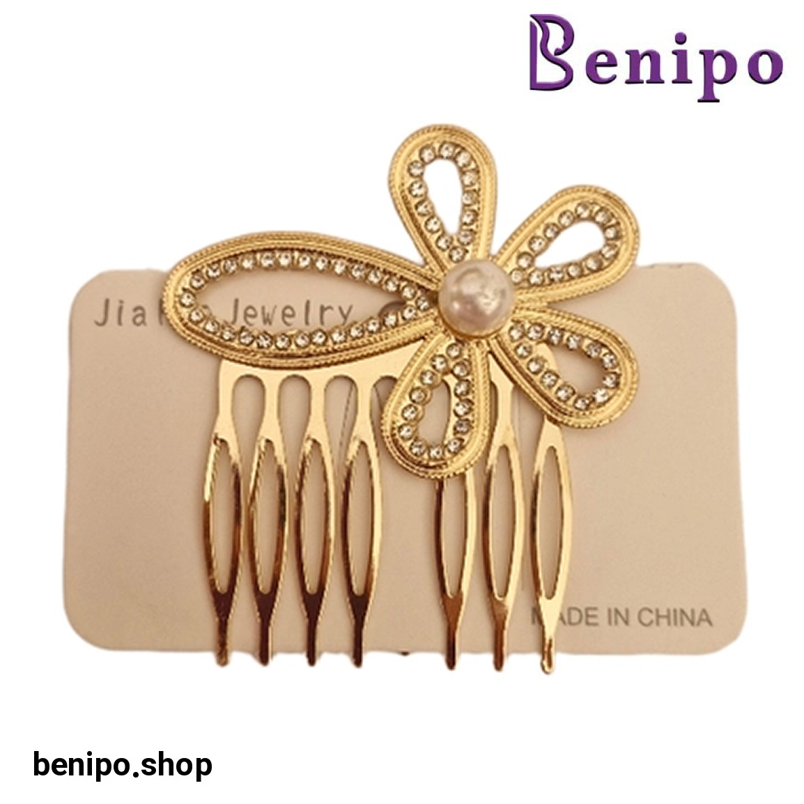 شانه مو زنانه طرح گل