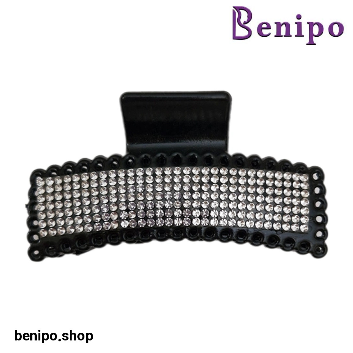 کلیپس زنانه مدل تمام نگین کد 43