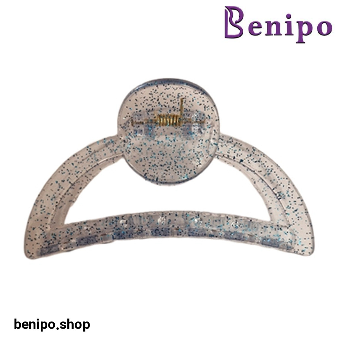 کلیپس زنانه مدل آکواریومی مثلث و دایره