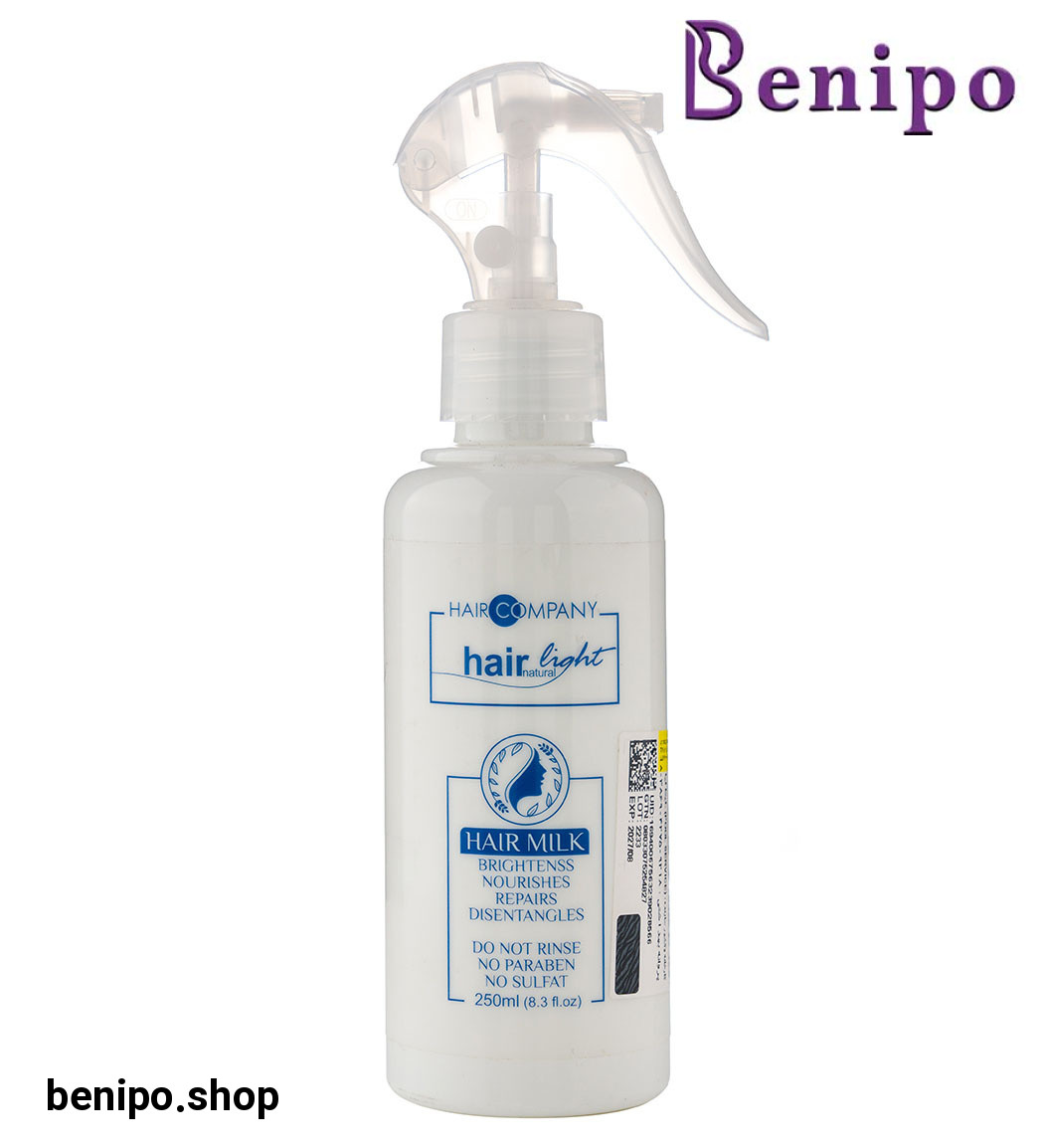 شیر مو حجم 250 میل