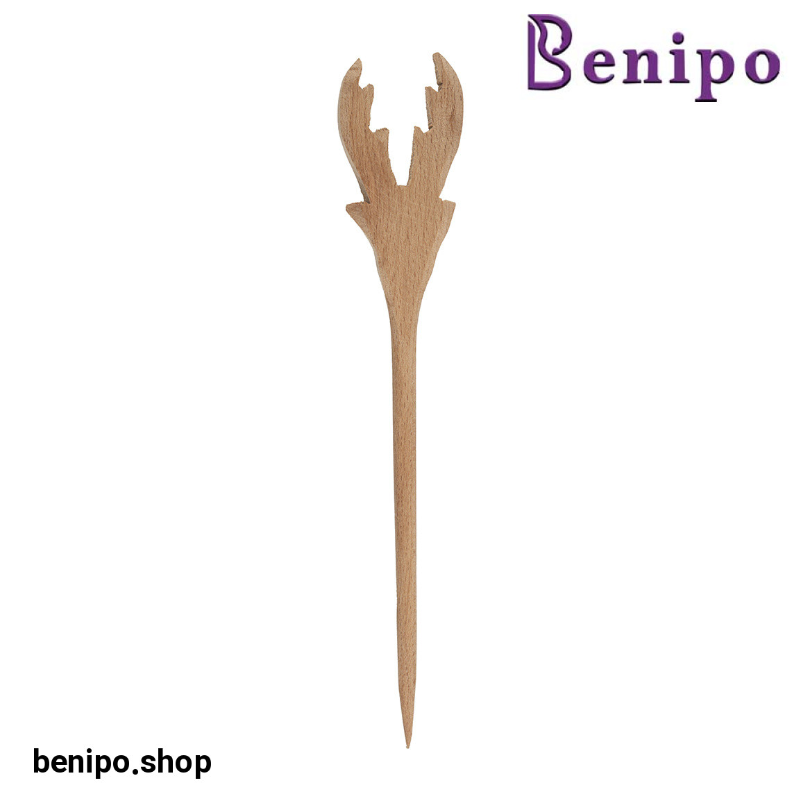 کانزاشی چوبی طرح شاخ گوزن کد 207