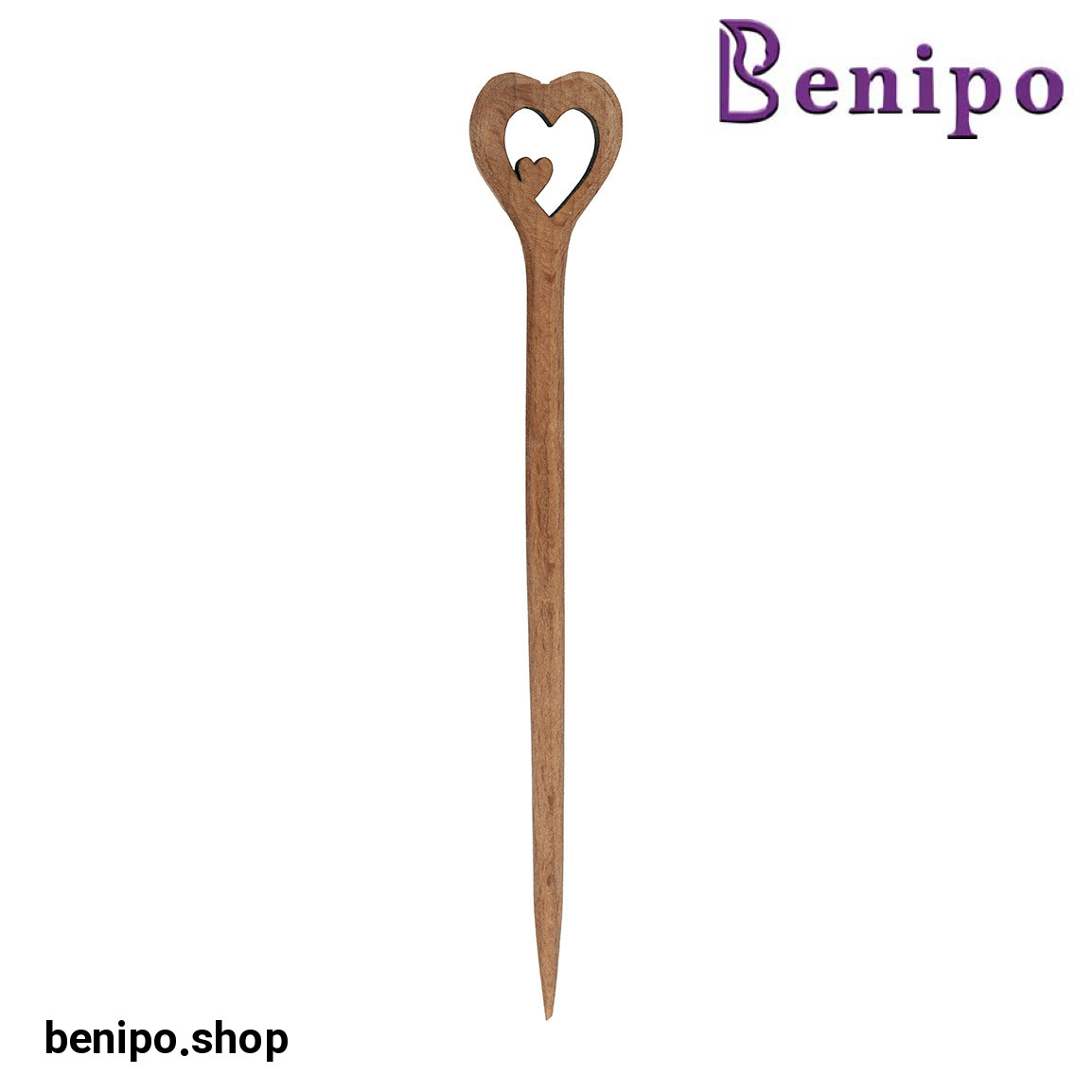 کانزاشی چوبی طرح قلب کد 213