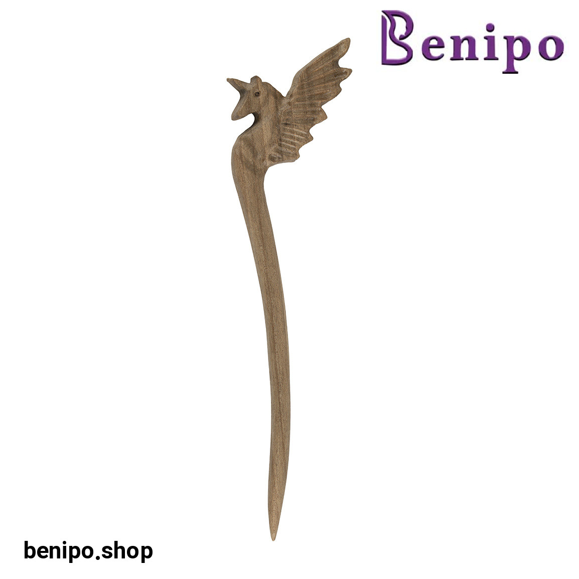 کانزاشی چوبی طرح اسب بالدار کد 405