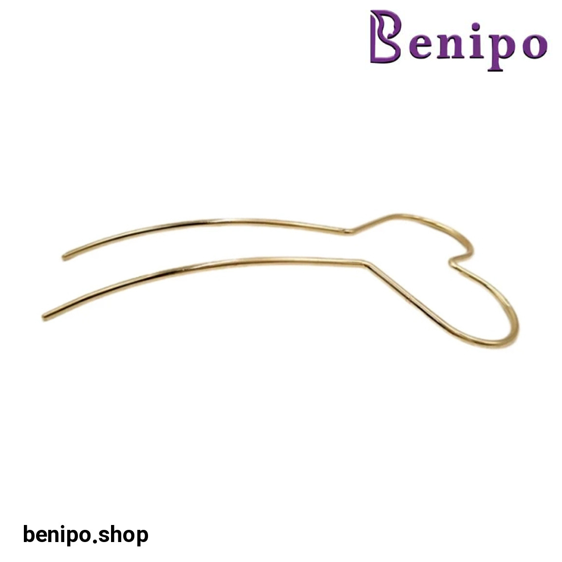 گیره مو زنانه طرح کانزاشی مدل قلبی