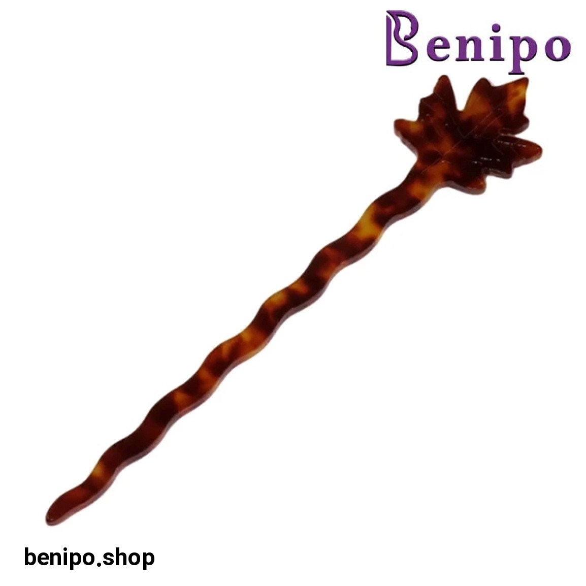 گیره مو زنانه کانزاشی طرح برگ