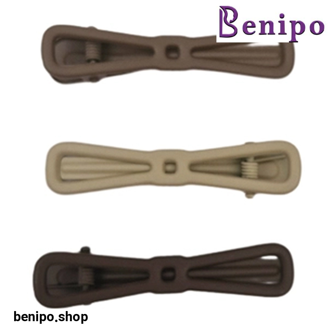 گیره مو دخترانه مدل پاپیون کد 72 بسته 3 عددی