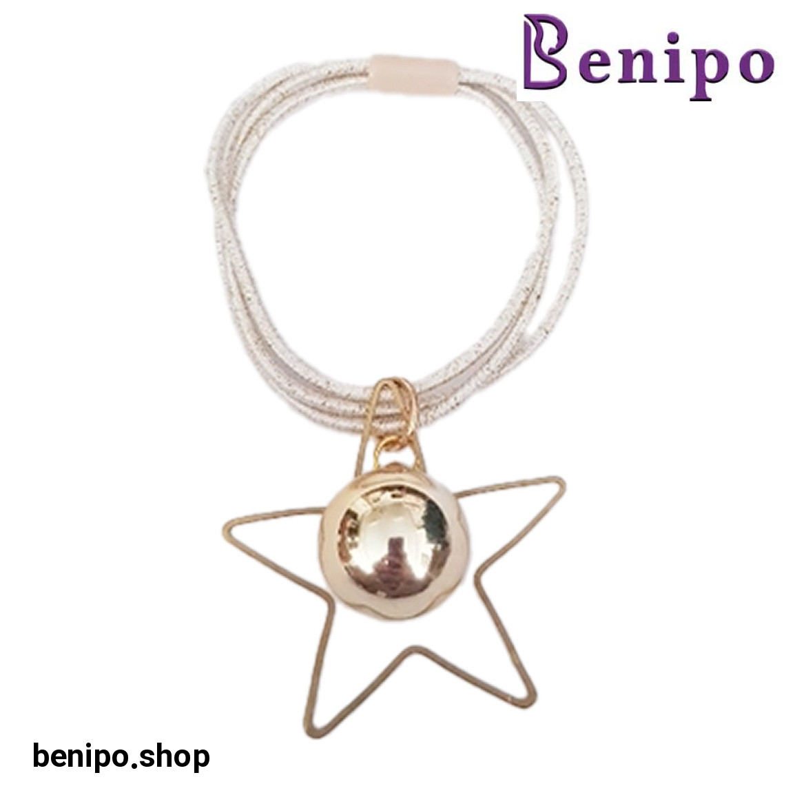 کش مو دخترانه مدل ستاره طلایی