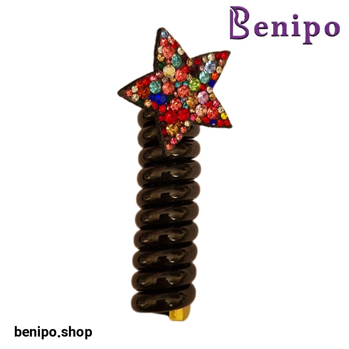 کش مو دخترانه طرح سیم تلفن مدل ستاره کد 01