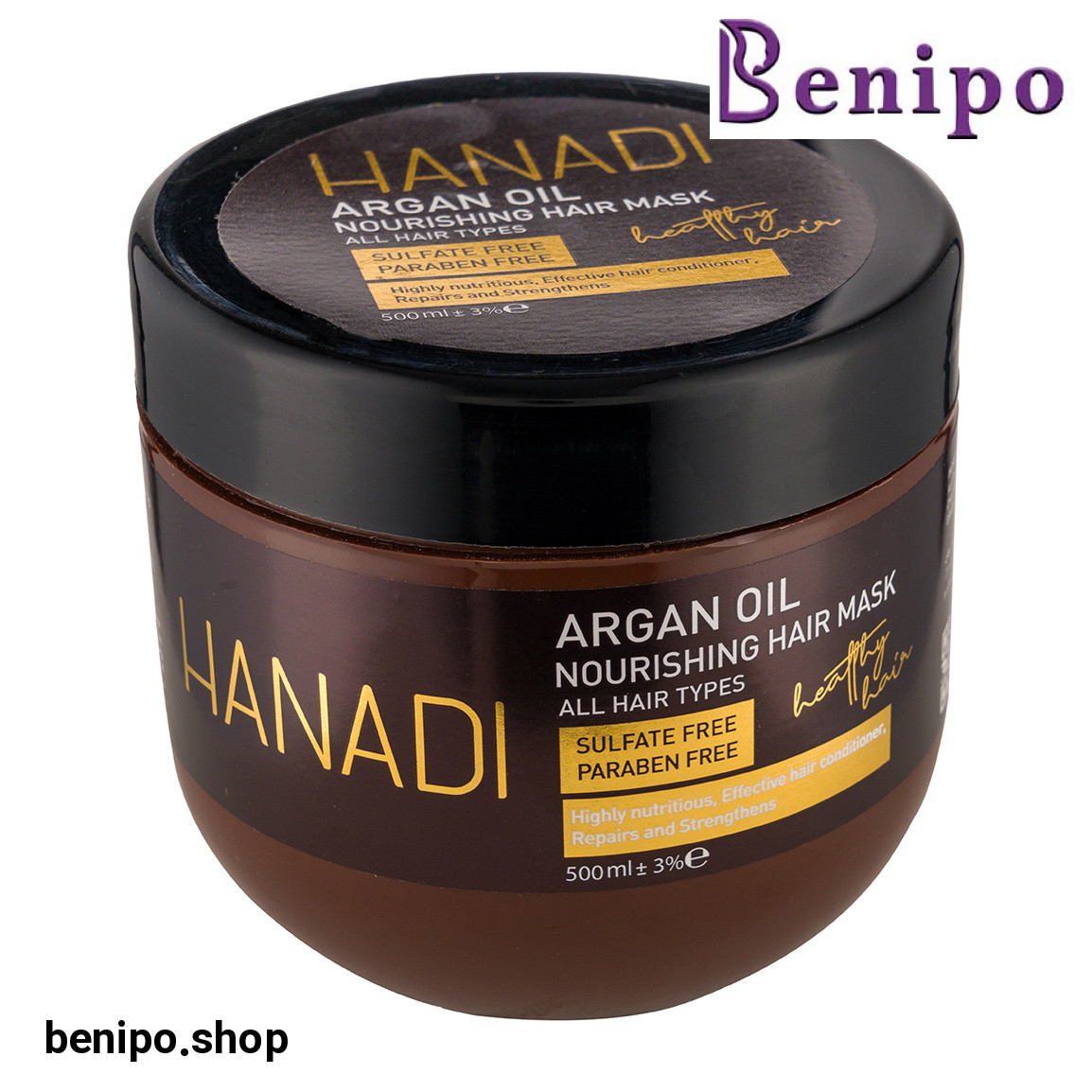 ماسک مو مغذی حاوی روغن آرگان و فاقد سولفات 500 میلی لیتر