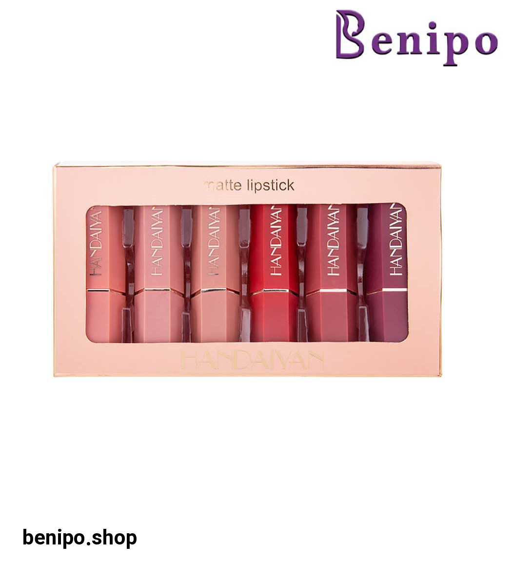 پک رژلب جامد 6 عددی مات