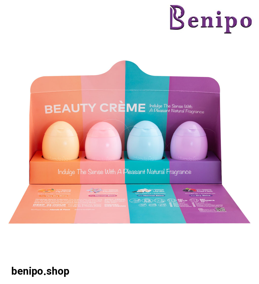 پک 4 عددی کرم مرطوب کننده دست و صورت مدل Beauty