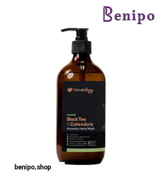 مایع دست شویی آروماتراپی Black Tea و Calendula حجم 500میل