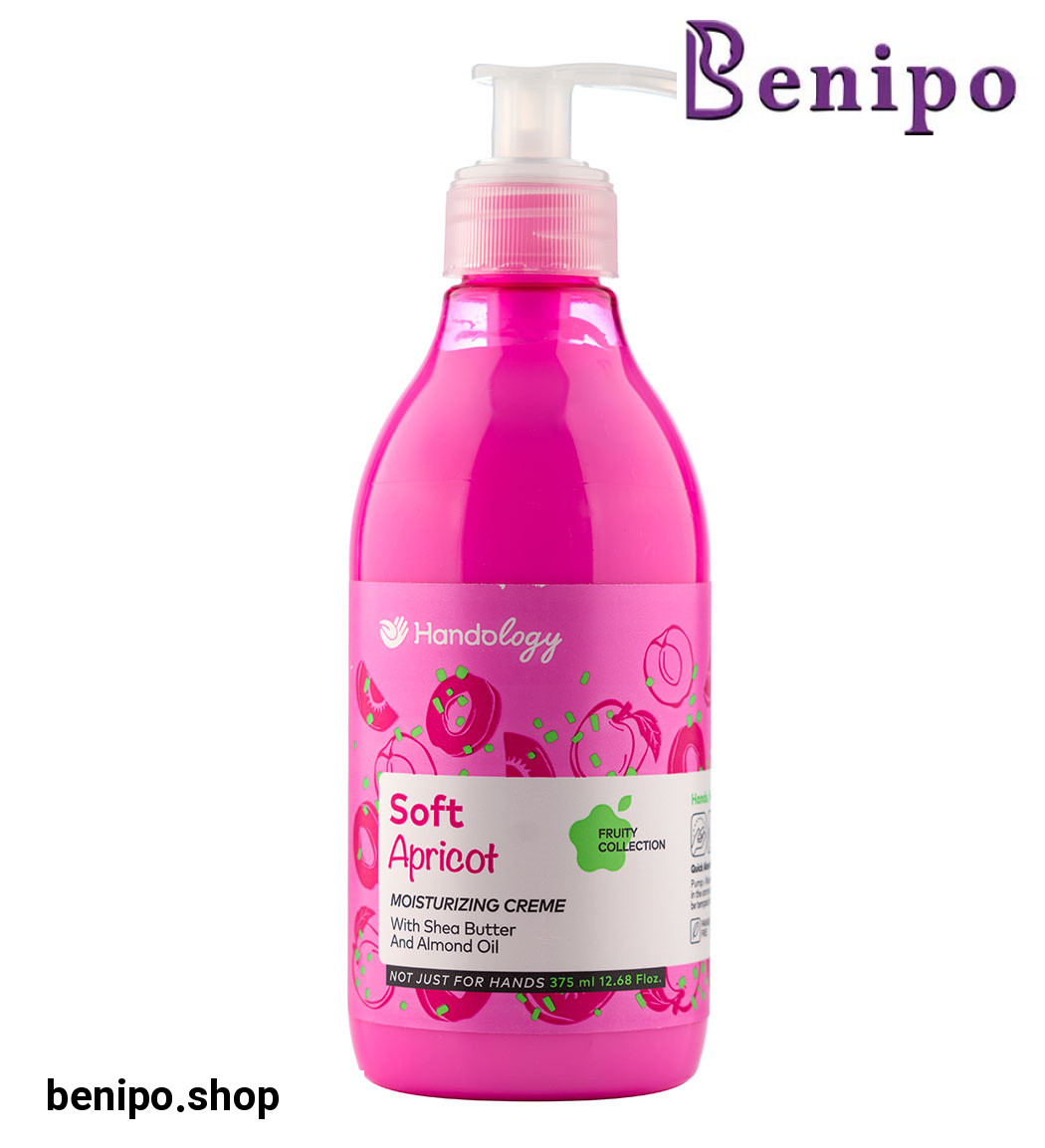 کرم مرطوب کننده پمپی سری فروتی با اسانس اپریکات 375میل