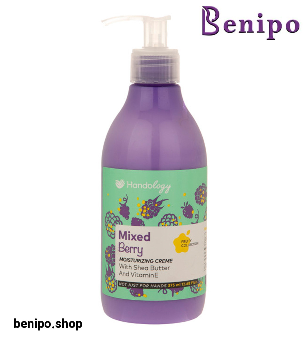 کرم مرطوب کننده پمپی سری فروتی با اسانس میکس بری 375میل