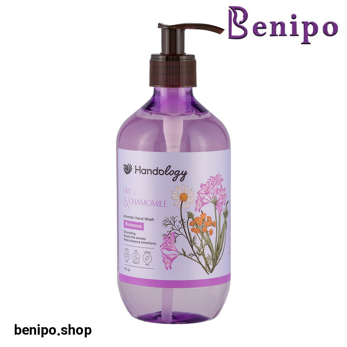 مایع دست شویی آروماتراپی Lilly و Chamomile حجم 500میل