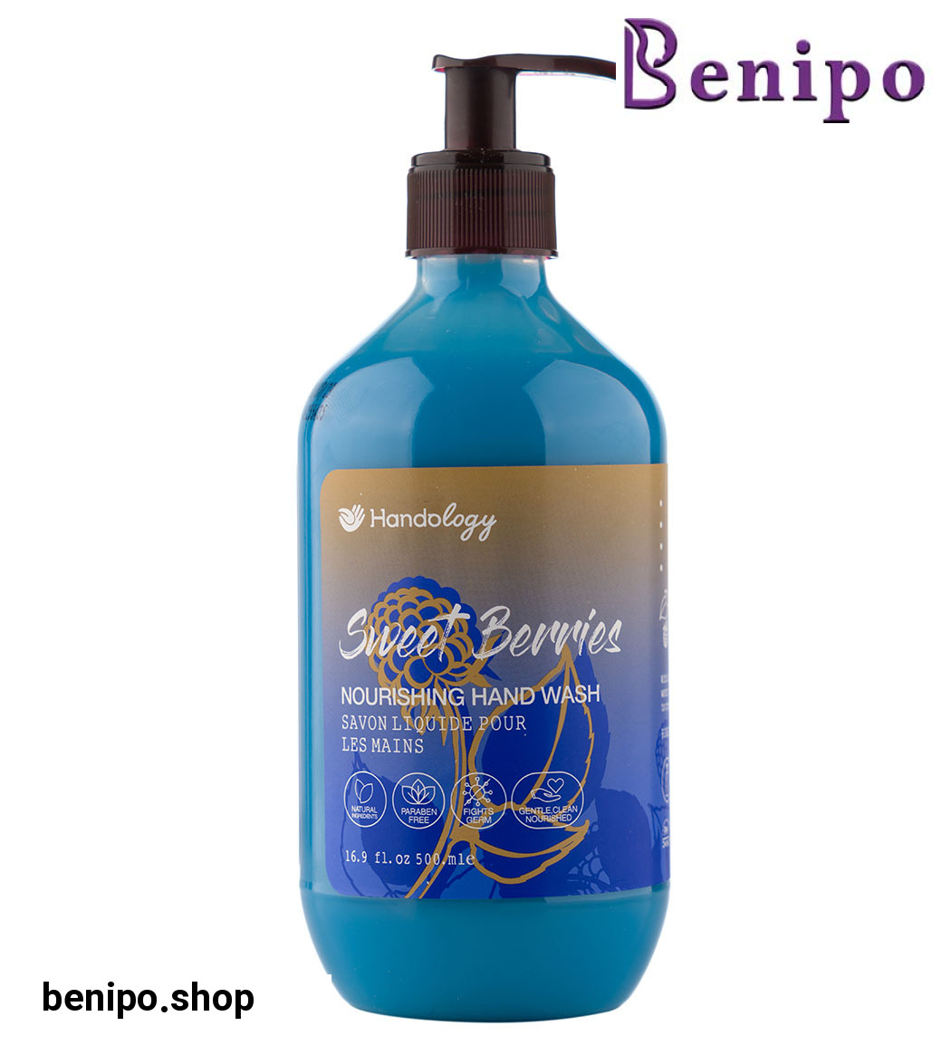 مایع دستشویی آنتی باکتریال کرمی با رایحه توت 500 میل