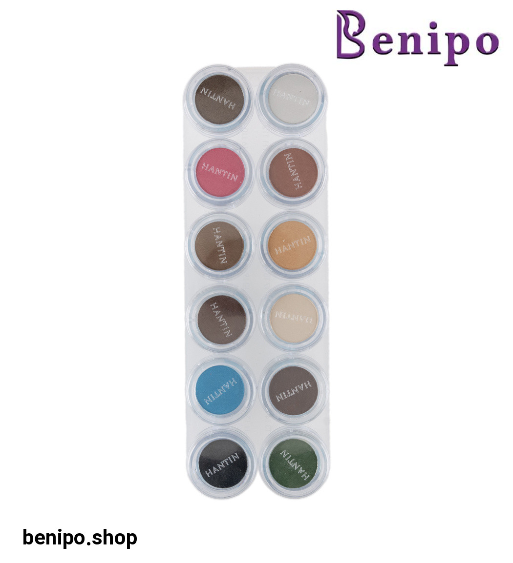 پالت سایه چشم مخملی 12 رنگ