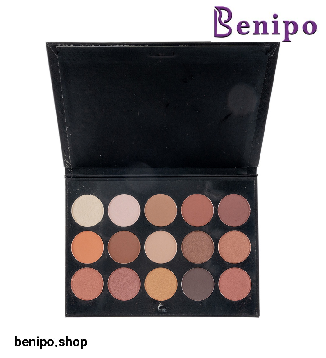 پالت سایه چشم 15 رنگ مدل ولوت رز