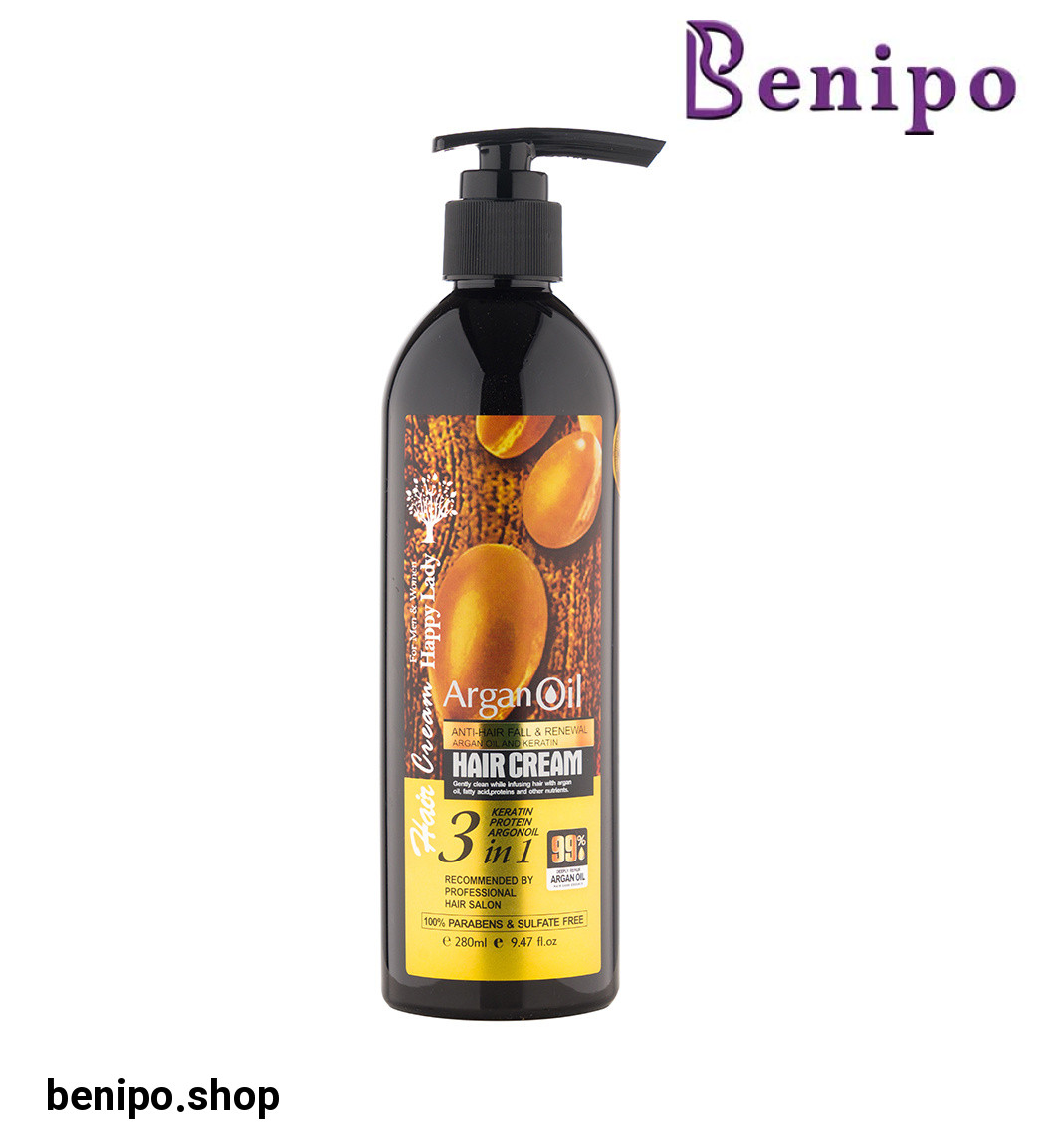 ماسک مو بیرون حمام 3in1 حاوی روغن آرگان و کراتین حجم 280 میل