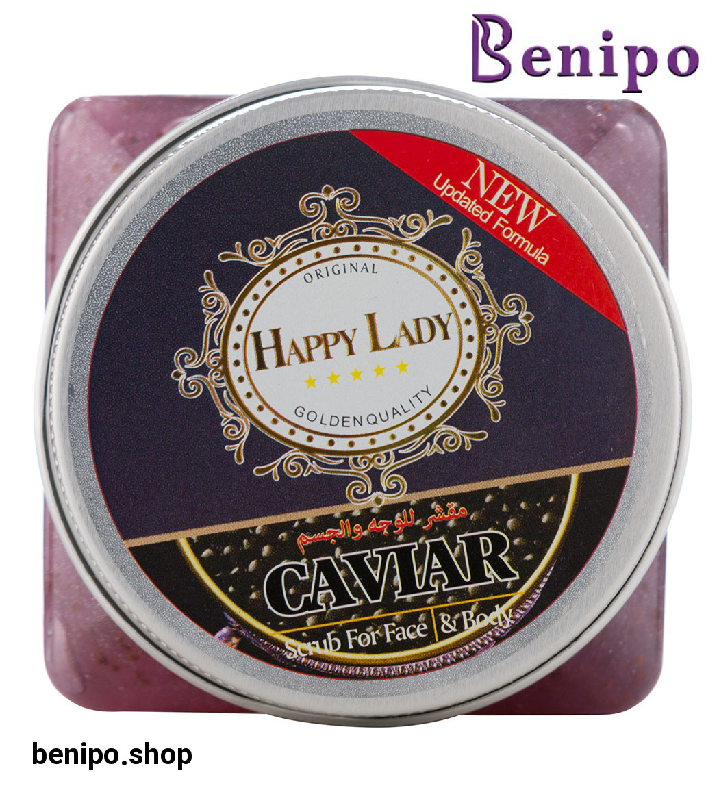 اسکراب شنی صورت و بدن خاویار 300میل