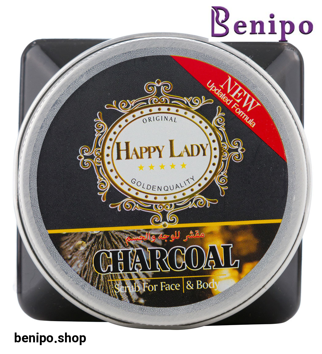 اسکراب شنی صورت و بدن ذغال 300میل